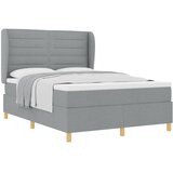  s opruga kutije Svijetlo siva 190 x 140 cm tkanina | Eponuda.com