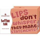 Essence toffee talk brown lip set darilni set za ustnice 01 Pout Au Chocolat | Shoptok.si