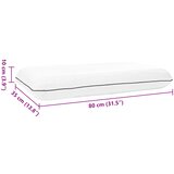  Jastuk za Spavanje Jednobojno Bijelo 80 x 35 x 10 cm Gel pjena | shoptok.hr