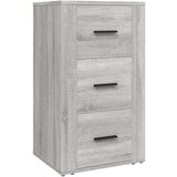  Komoda boja sivog hrasta 40 x 33 x 70 cm od konstruiranog drva | shoptok.hr