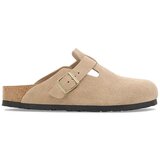 Birkenstock Natikače od brušene kože Boston boja: bež, 1030883 Cijene