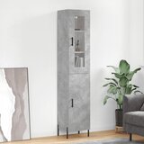  The Living Store Visoka omara betonsko siva 34,5x34x180 cm inženirski les - Visoka Omara, (21441913) Cene
