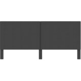  Uzglavlje od tkanine tamnosivo 200 x 200 cm | shoptok.hr