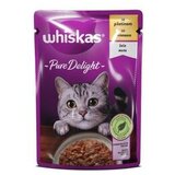 Whiskas Pure Delight piščanec vrečka 85 g Cene