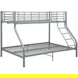  Za krevet na kat sivi metalni 140 x 200 / 90 x 200 cm | shoptok.hr