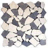Mozaik pločica Mix CIOT 30/110 (30,5 x 30,5 cm, Bijela/Crna, Mat) | shoptok.hr