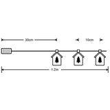  led svetleći niz "kućice" 0.9m ML-C3010 | ePonuda.com