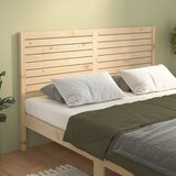  Uzglavlje za krevet 156 x 4 x 100 cm od masivne borovine | shoptok.hr