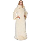 Klarstein Slanket, termodeka z rokavi, 120W, 155x180cm, koral, flis cene