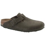 Birkenstock Boston Suede Leather Narrow - Thyme Zelena | shoptok.hr