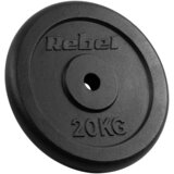 Rebel Active opterećenje od lijevanog željeza 20 kg, rupa 31 mm, klasična ploča Cijene
