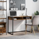  Stol s pohranom Dimni hrast 100 x 50 x 75 cm Konstruirano drvo | shoptok.hr