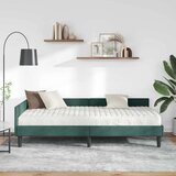  Kotni okvir postelje z matrico Drugo 2 pcs Zelena Žamet, (5000124030) | Shoptok.si