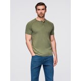 Ombre Men's t-shirt with henley neckline | Shoptok.si