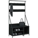  Za odjeću sa spremištem za cipele crni 100 x 41 x 184 cm | shoptok.hr