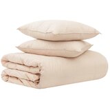  Set deka 2 kom. 200 x 220 cm 250 gsm Prirodni kapok Bež - 200 x 220 cm 30 x 50 cm | shoptok.hr