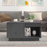  Stolić za kavu sivi 60 x 61 x 32,5 cm od masivne borovine | shoptok.hr