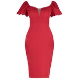 Trendyol Ženska haljina TBBSS22AH00040, Crvena | Eponuda.com