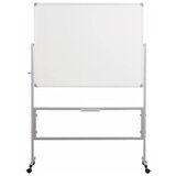  Bela magnetna tabla dvostrana 100x140, na stalku sa točkićima Noki | ePonuda.com