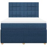  Krevet s oprugama i madracem plavi 160x200 cm od tkanine | shoptok.hr