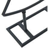 Metalna božićna jelka s stalakom Crna 125 cm Čelik | shoptok.hr