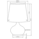  Fabas Luce 2533-34-102 - Stona lampa ADE 1xG9/25W/230V + 1xE14/60W | Eponuda.com