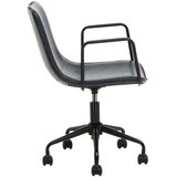 Premier Housewares Tamno siva uredska stolica od umjetne kože Branson – | shoptok.hr