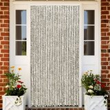vidaXL Zavesa proti mrčesu sv. siva in temno siva 100x230 cm šenilja Cene