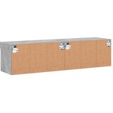 TV ormarići s LED svjetlima 2 kom boja betona 60x30x30 cm | shoptok.hr