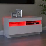 vidaXL TV ormarić s LED svjetlima bijeli 80 x 35 x 40 cm | shoptok.hr