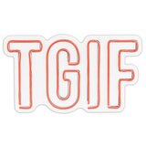 Wallity dekorativna led rasveta tgif, 20x35cm, crvena | ePonuda.com