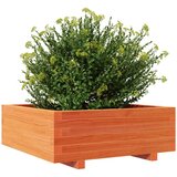  Vrtna sadilica voštano smeđa 70 x 70 x 26,5 cm masivna borovina | Eponuda.ba