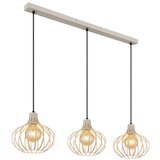 Globo 33370319 - Luster na sajli MATEO 3xE27/40W/230V bež | Eponuda.com
