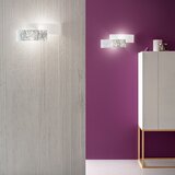 Gea Luce LARA A P arg - Zidna svetiljka LARA 2xE14/42W/230V srebrna | Eponuda.com