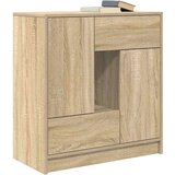  Komoda s predali in vrati, sonoma hrast, 70,5x34x74,5 cm | Shoptok.si