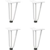 vidaXL Ukosnice noge za stol 4 kom bijele 20 cm čvrstog čelik | shoptok.hr