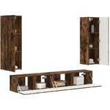  Komplet TV omaric 3 pcs Dimljeni oreh Konstruiran les - - Rjava - 57.32 - 30 x 31 x 100 cm - 2025-vidaXL-Uvoz_2 | Shoptok.si