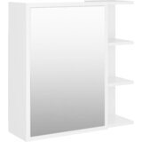 Maison Chic Kopalniška omarica - Kopalniški kabinet z ogledalom bela 62,5x20,5x64 cm, (21794370) Cene