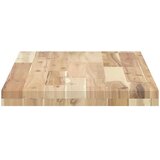  Plutajuće police 3 kom 80x40x4 cm Neobrađeno puno drvo akacije | Shoptok.si