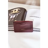  Card Case Women's Wallet With Keychain Brown Therinore Cijene