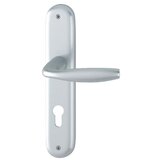HOPPE Kljuka za vrata New York F1 (cilinder, rozeta, nerjavno jeklo) | Shoptok.si