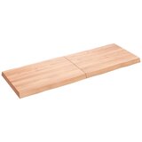 Stolna ploča svjetlosmeđa 140x50x(2-6) cm obrađena hrastovina | shoptok.hr