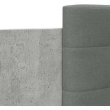  Okvir kreveta s uzglavljem LED siva boja betona 140 x 200 cm | shoptok.hr