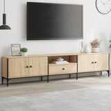  The Living Store TV omarica s predalom sonoma hrast 200x25x44 cm inženirski les - TV Omarica, (21499145) Cene