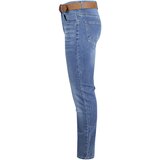 Pri Classic men's jeans trousers with a brown belt | Shoptok.si