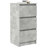  Komoda siva boja betona 37,5x35x76 cm od konstruiranog drva | shoptok.hr