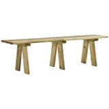 vidaXL Vrtna klupa 160 cm od masivne impregnirane borovine | shoptok.hr