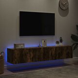  Zidni TV ormarići LED 2 kom boja hrasta 80x35x31 cm | Eponuda.com