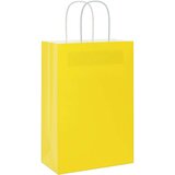  Papirnate vrećice 250 kom s ručkama žute 21x11x31 cm | shoptok.hr