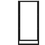  Stalak za drva crni 55x30x116 cm čelik | shoptok.hr